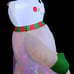 6 FT Christmas Inflatable Snowman, Blow up Decoration with lights/music