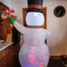 6 FT Christmas Inflatable Snowman, Blow up Decoration with lights/music