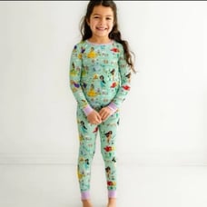 Little Sleepies Disney Princess Dreams Pjs Long Sleeve Size 4T