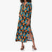 Women's Piece Multi Color Dress With Split On the Side NWOT
