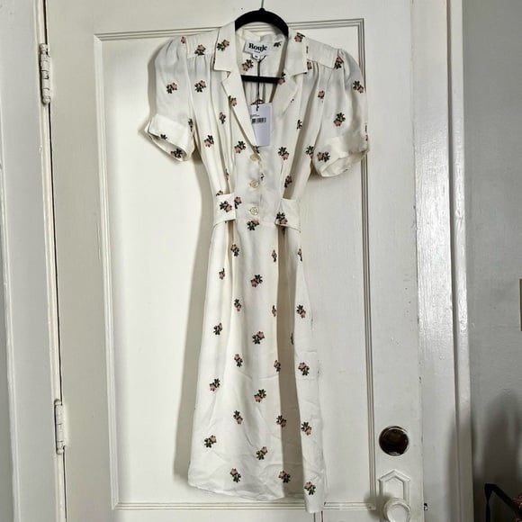 Rouje Paris White Anais Dress Size: XS (FR 34) NEW