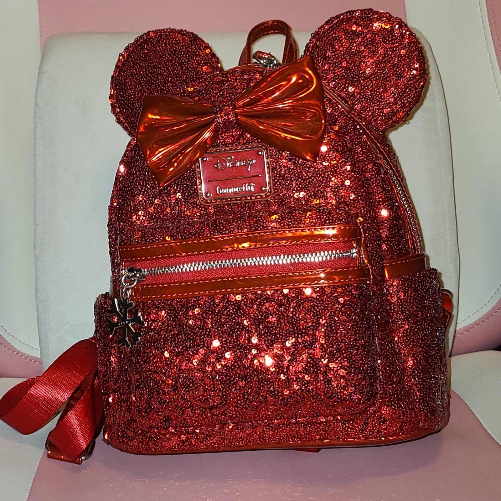 Disney Loungefly Red Sequin- No Tags, never worn.