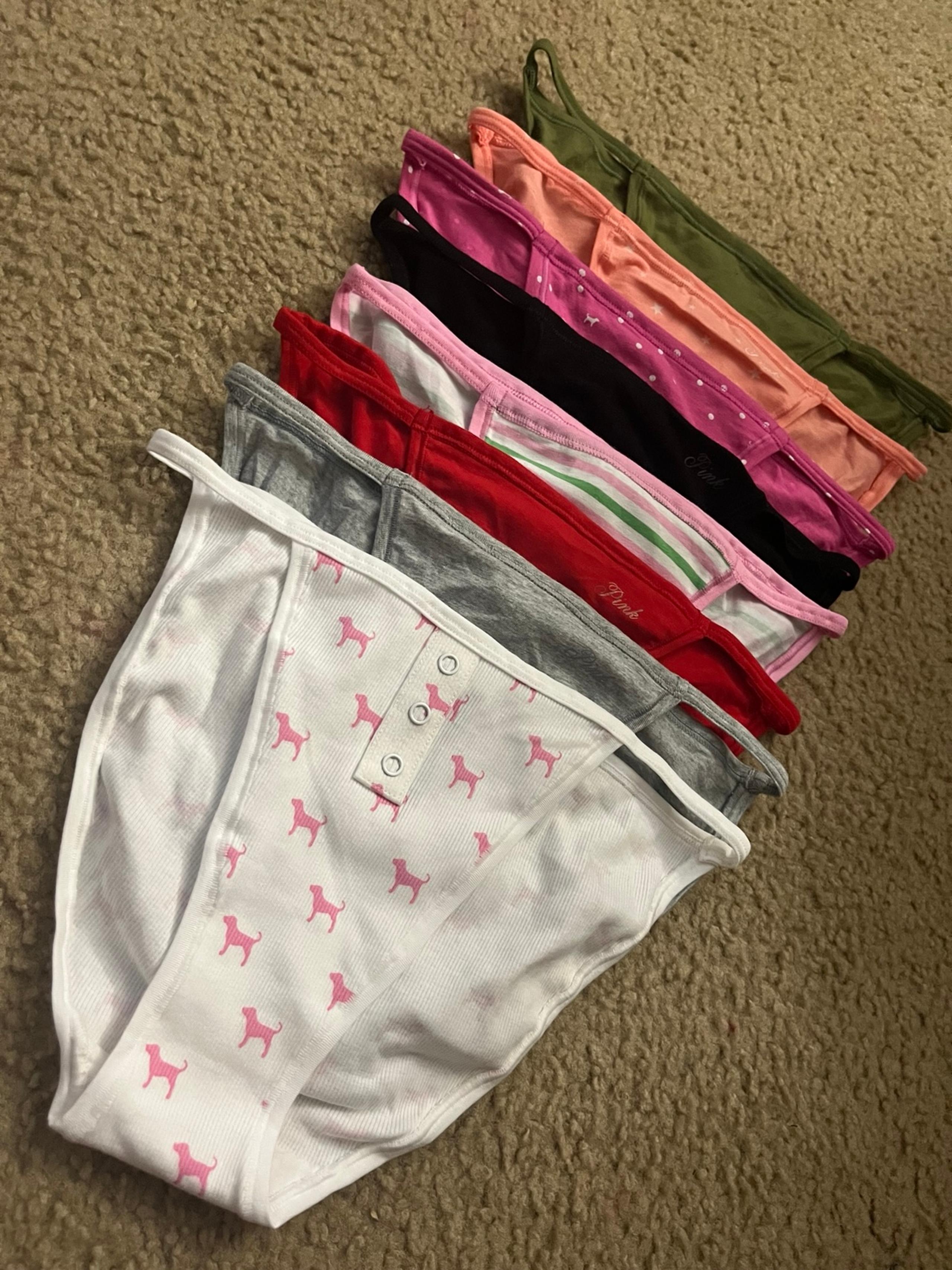 PINK Cotton Bikinis-Small
