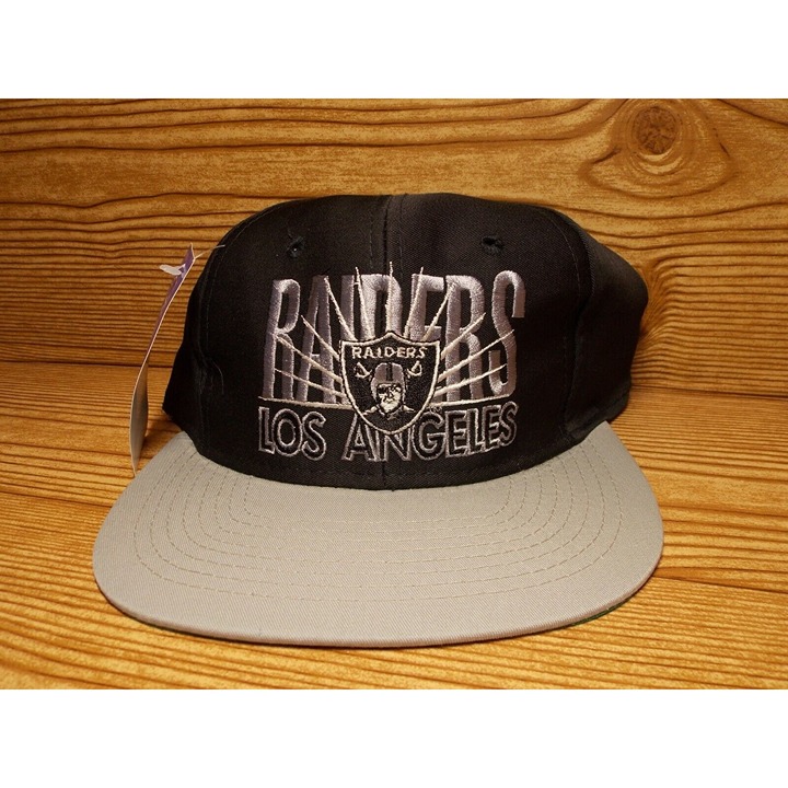 Vintage 90s Deadstock Los Angeles Raiders Snapback Hat Cap NWA AJD NFL