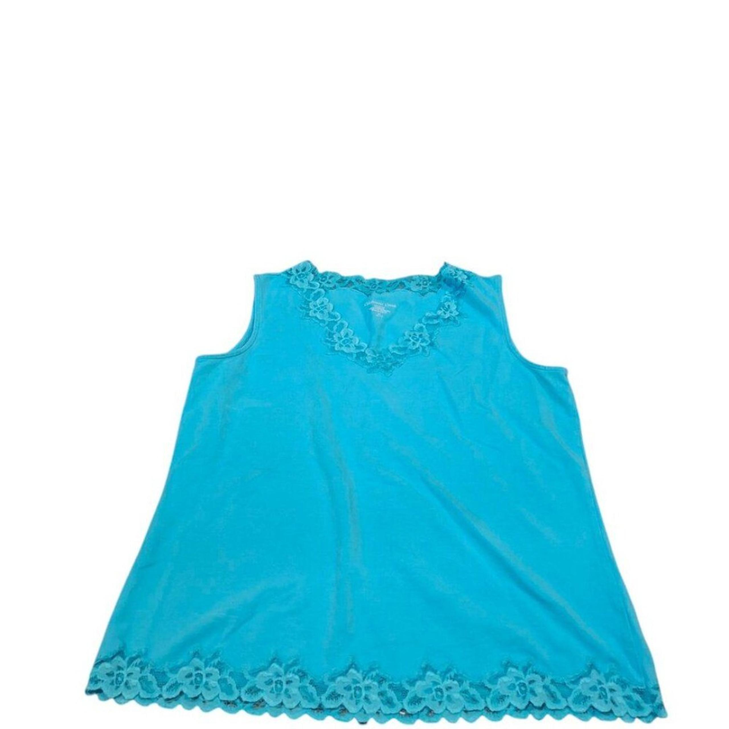 Coldwater Creek Medium  Double Lace Tank Top Women's