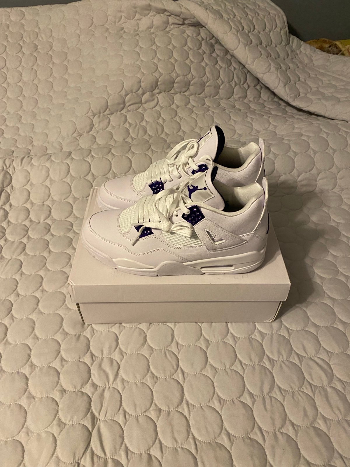 Jordan 4 metallic purple