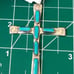 Vintage Navajo Zuni Sleeping Beauty Large Cross Sterling Silver Pendant