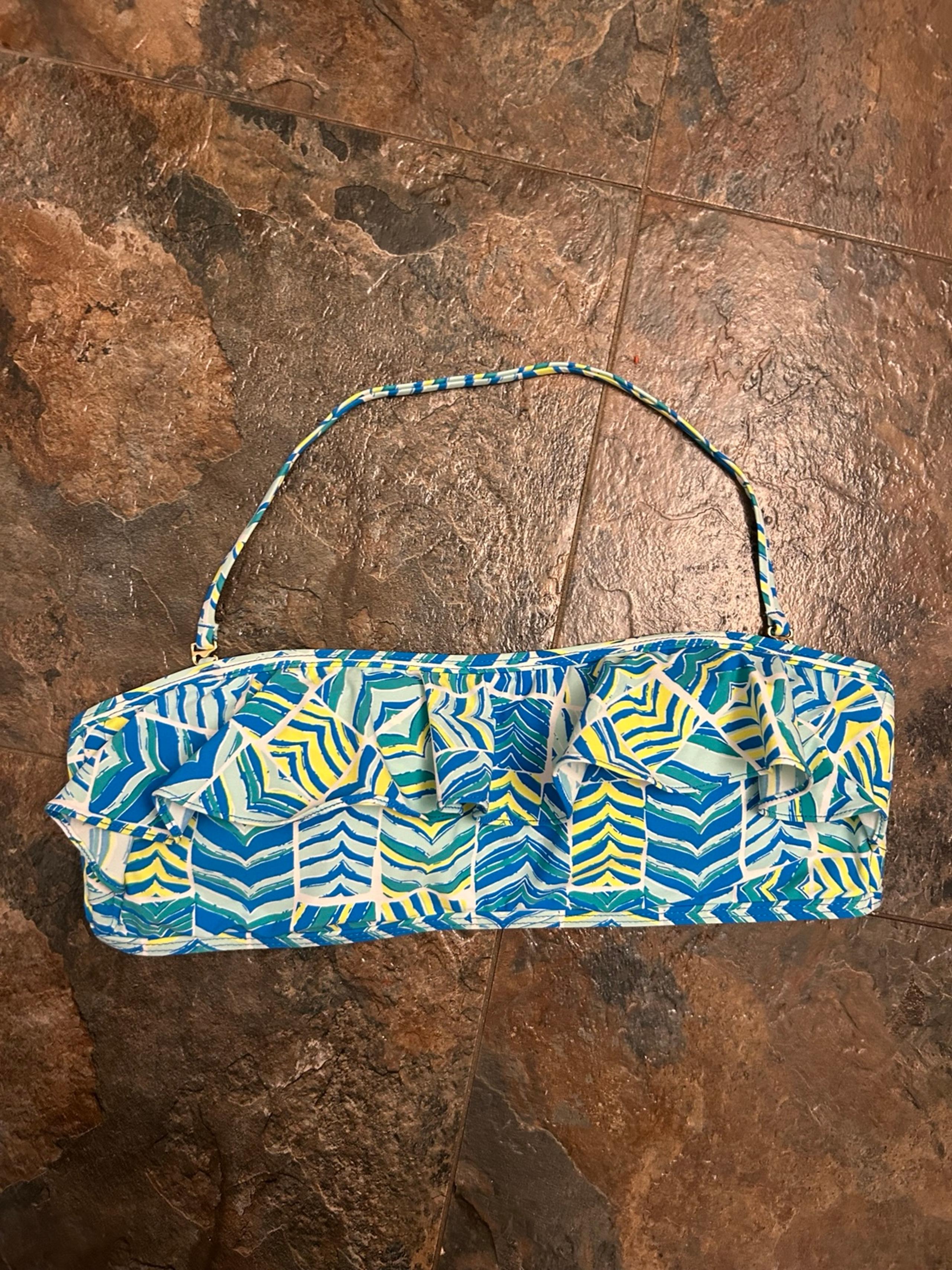 Vineyard Vines Ruffle Bikini Bandeau Swim Top Women’s Size Med