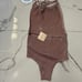 Women's Superdown Bodysuit XXS Pink Silver