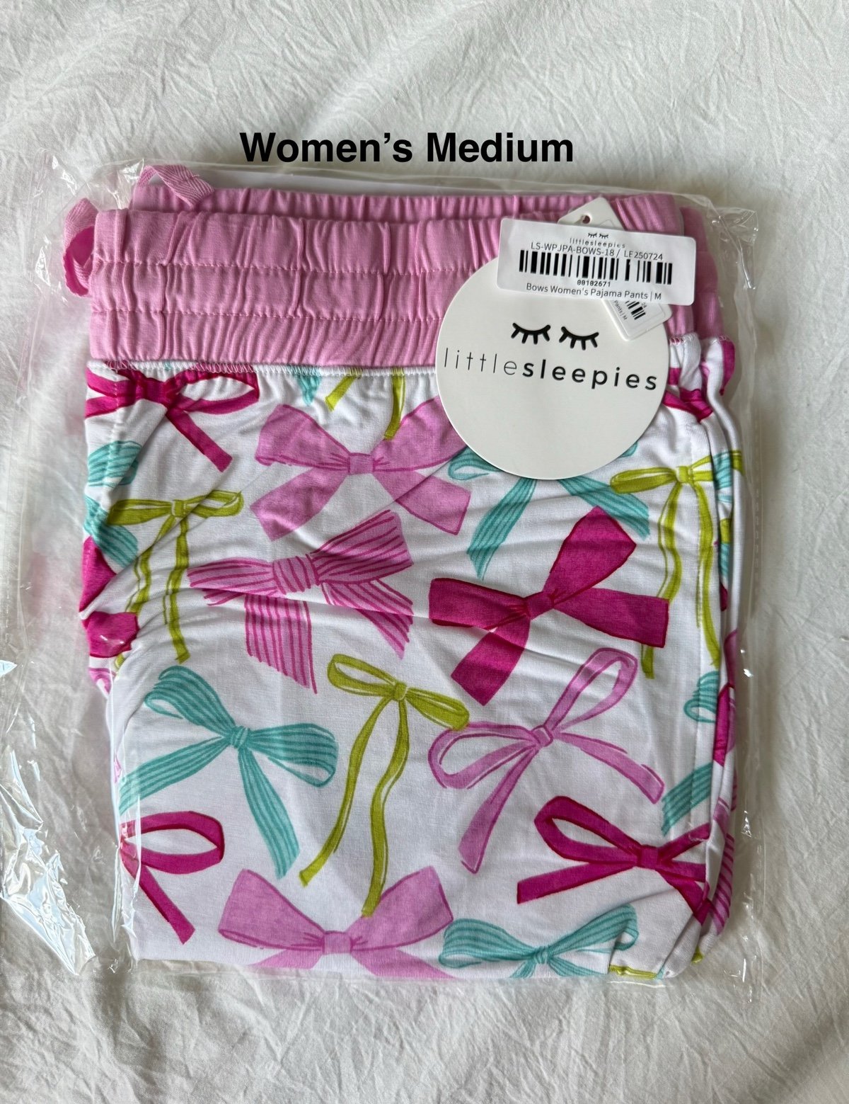 Little Sleepies Ribbons & Bows Pants | M