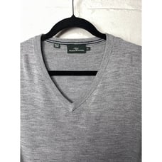 Rodd & Gunn Sweater Mens Extra Large Grey Pullover Merino Wool Long Sleeve