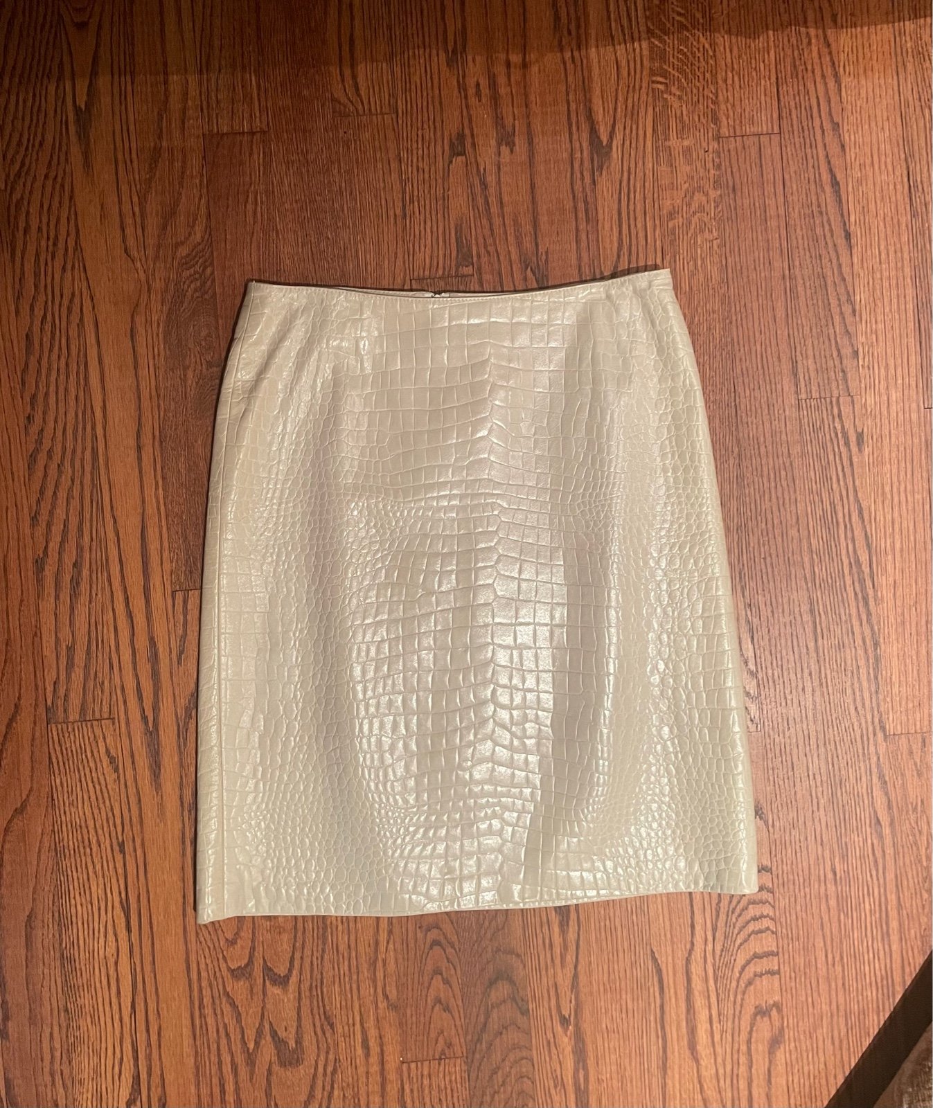 Genuine Leather Pencil Skirt