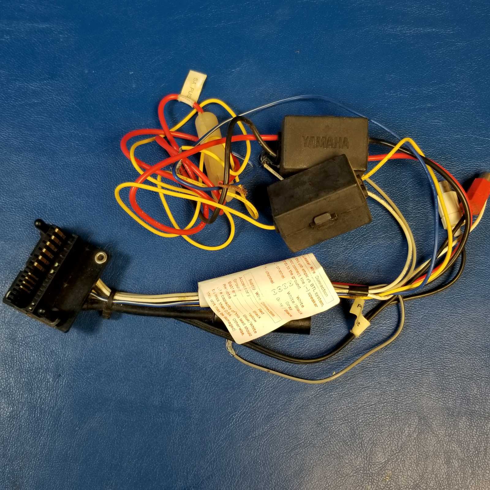 Yamaha Car Stereo Harness Automotive Radio Cable\r Unknown Model SKU 10453