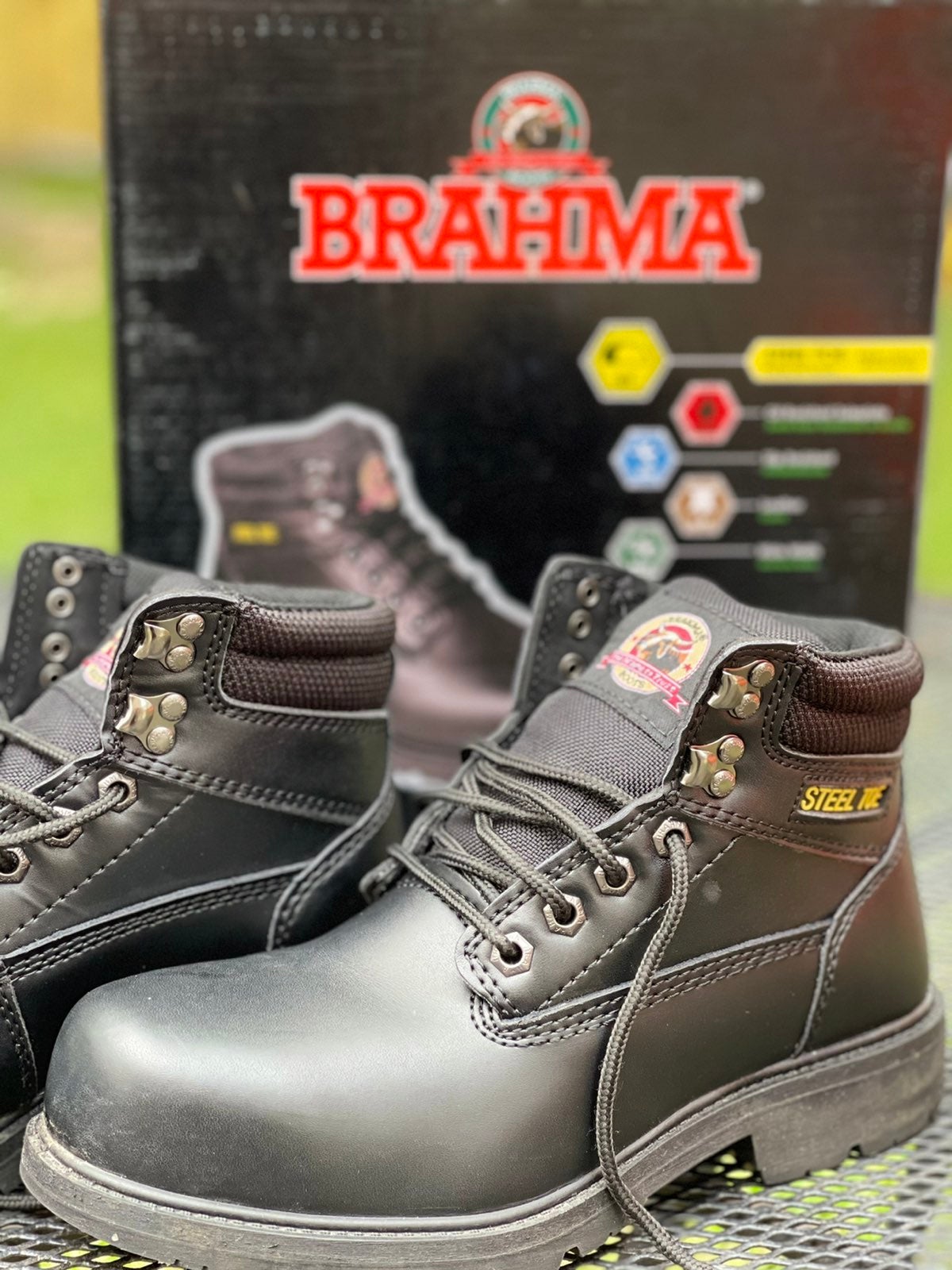 brahma boots black