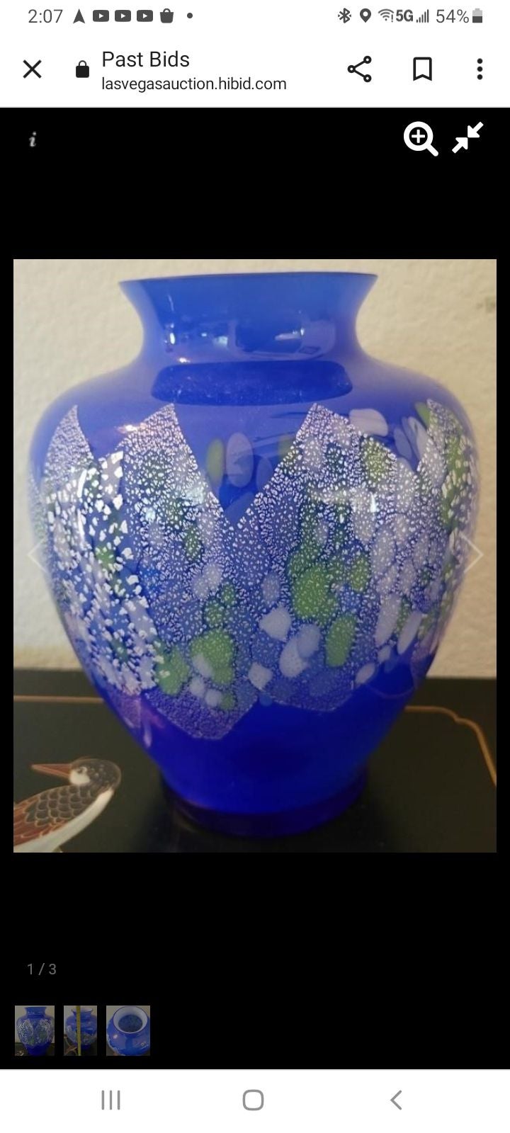 glass vase