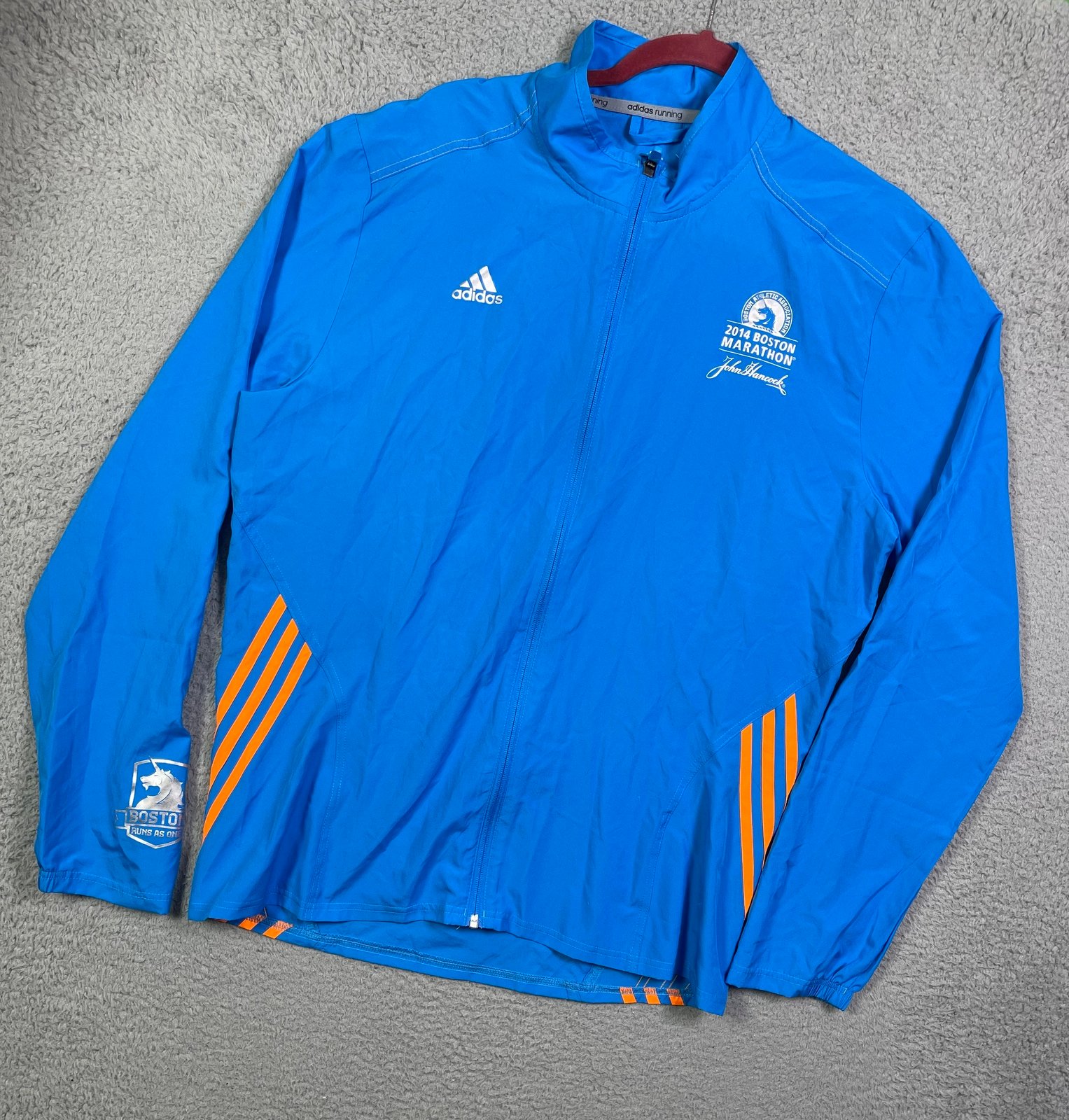 Adidas Boston Marathon 2014 windbreaker jacket