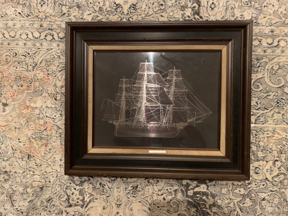 1976 Franklin Mint Frigate La Belle Poul