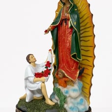Virgen Guadalupe conJuan Diego 16” 63187
