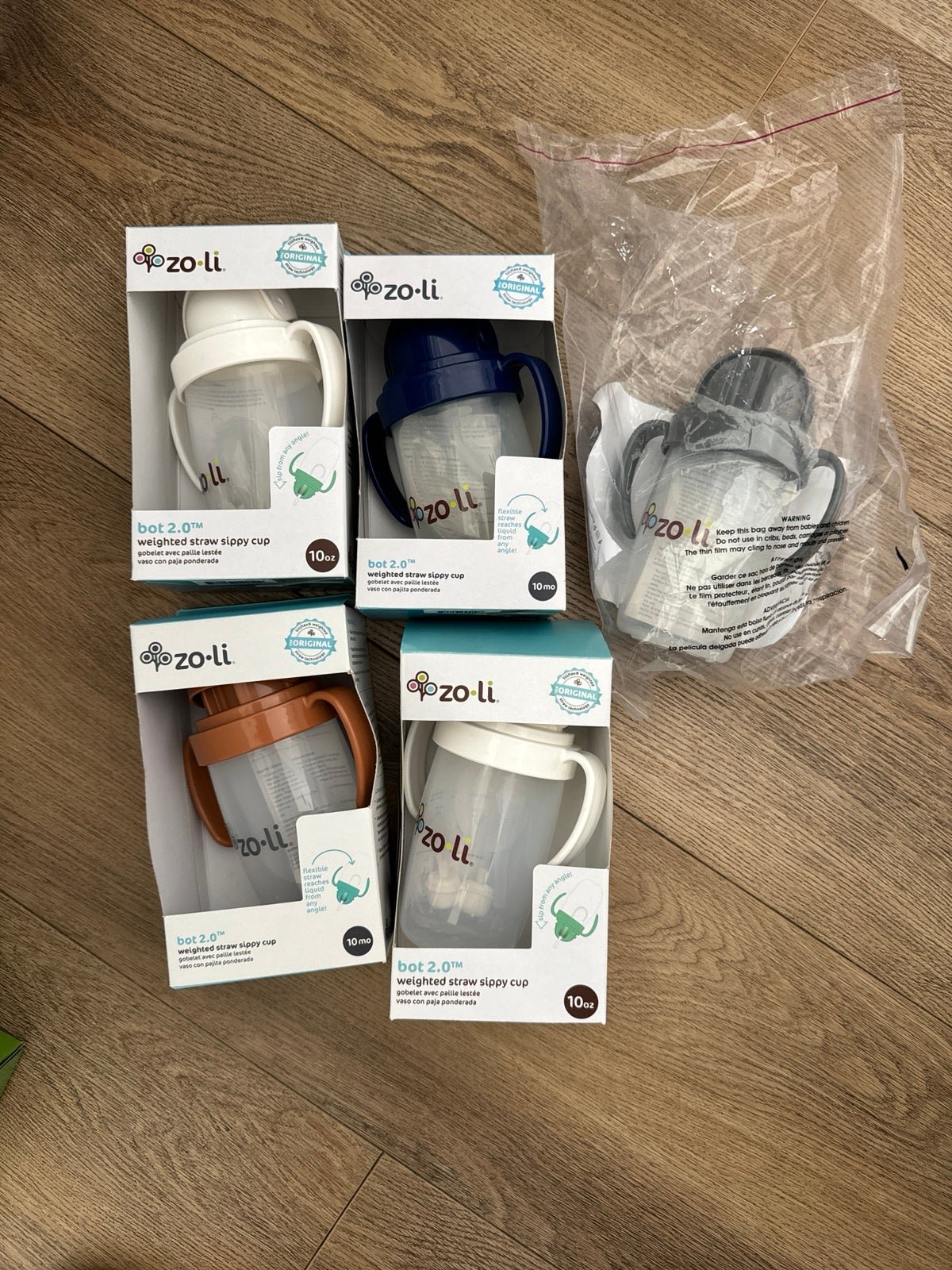 Lot of 5 NIB zoli cups