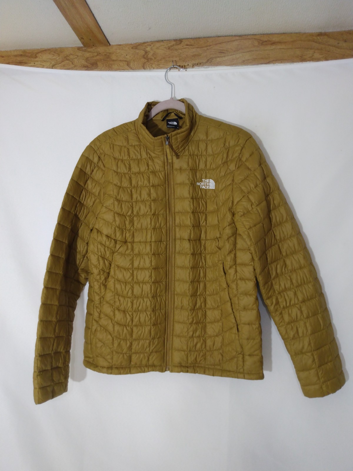 Mens North Face Thermoball ECO Full Zip Puffer Jacket Sz Medium