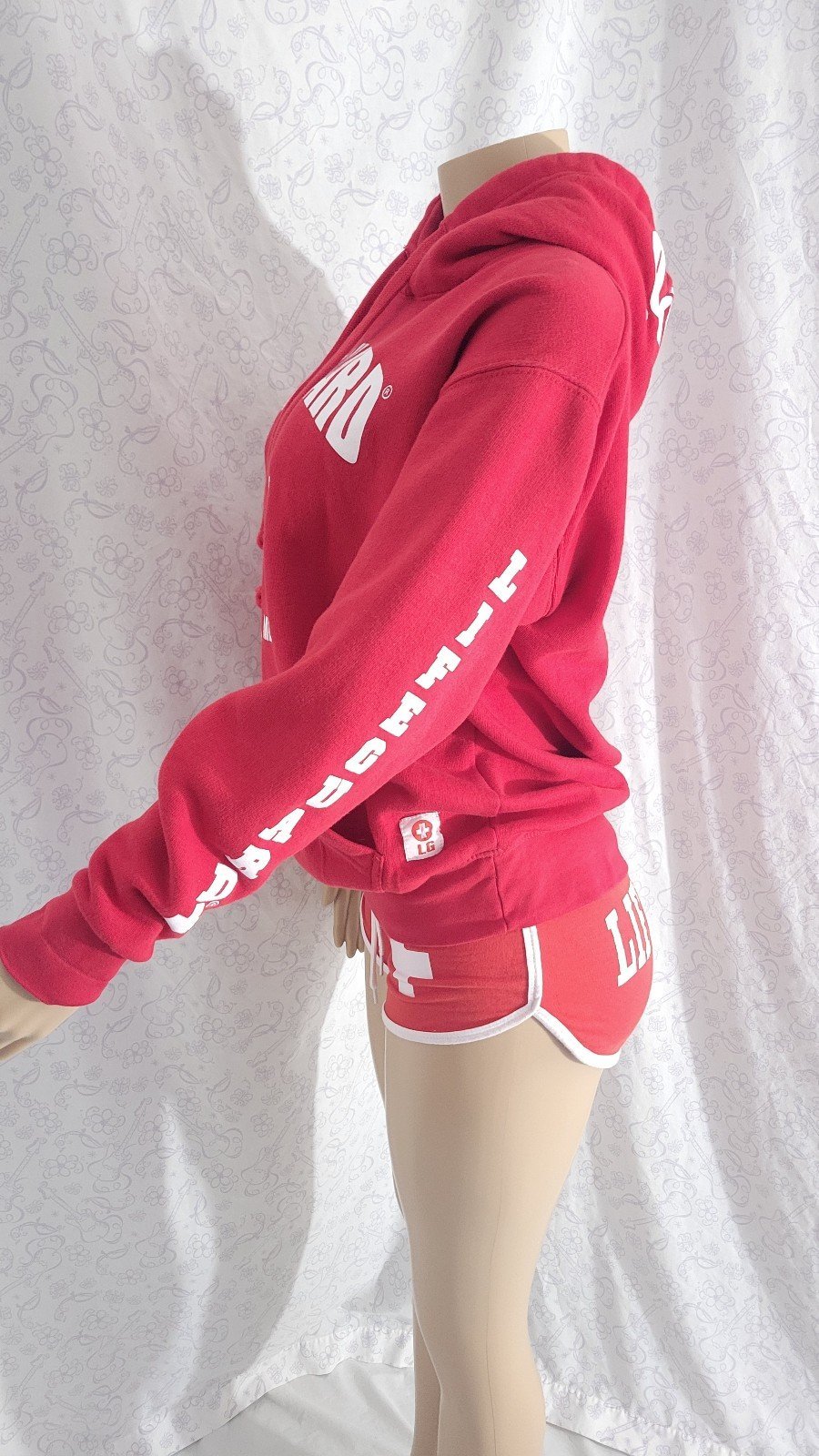 Womens Small Red (life guard) shorts and Ocean City hoodie set NWOT (FIRM!!)