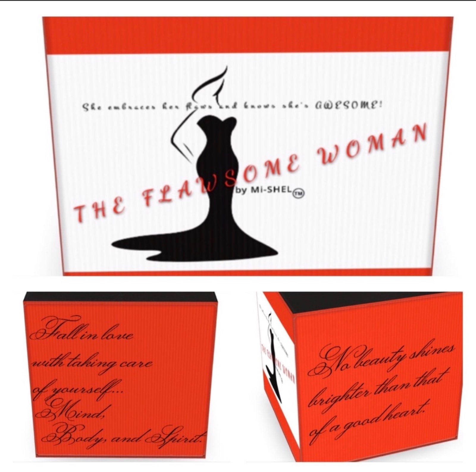 THE FLAWSOME WOMAN “BOX FULL OF HAPPY” SURPRISE GIFT BOX - detail