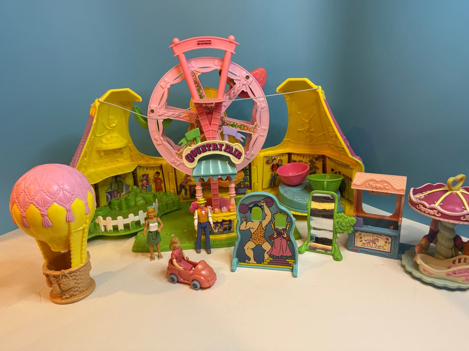 Fisher Price Sweet Streets Country Fair/Carnival/Circus/Ferris Wheel+Accessories