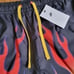 Nike X Hot Wheels PG 13 Shorts Americana Flame Fire Grey Orange XXL 2XL New