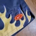 Nike X Hot Wheels PG 13 Shorts Americana Flame Fire Grey Orange XXL 2XL New