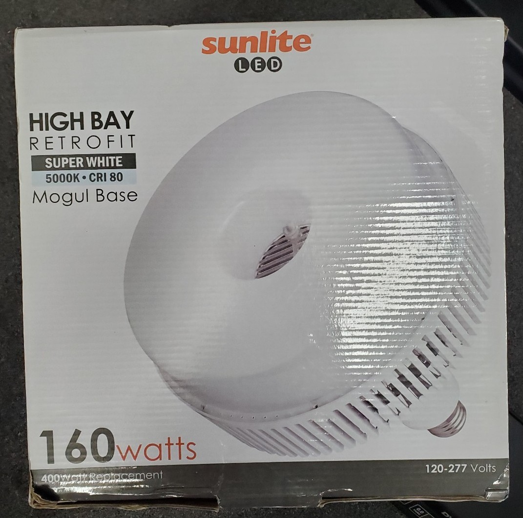 Sunlite 80870 LED Metal Halide,HPS,HID High Bay Replacement Light Bulb 160 Watts