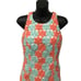 Lilly Pulitzer Orange Teal Crochet Feminine Spring Time Floral Dress Size 2 Barb