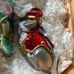 Vintage Kurt Adler Polonaise Cinderella Blown Glass Ornaments 6 Pc Boxed Set