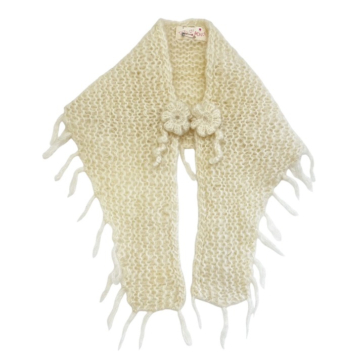 Tutu Du Monde Knit Ivory Shawl