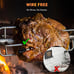 Wireless Smart Meat Thermometer with APP、LCD, Digital Cooking Thermometer