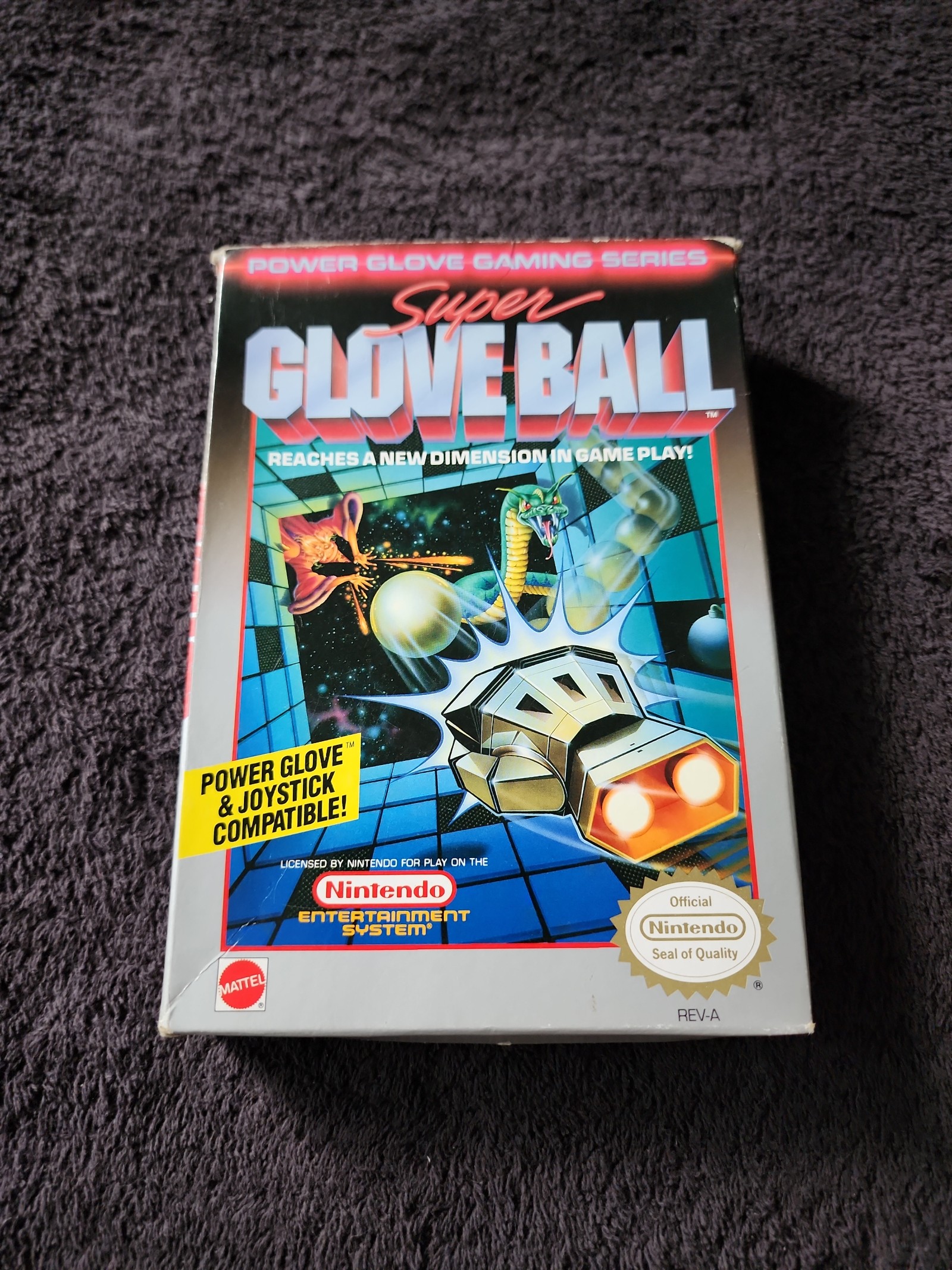Super Glove Ball CIB NES