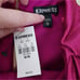 Express Magenta Strapless Zippered Corset Top