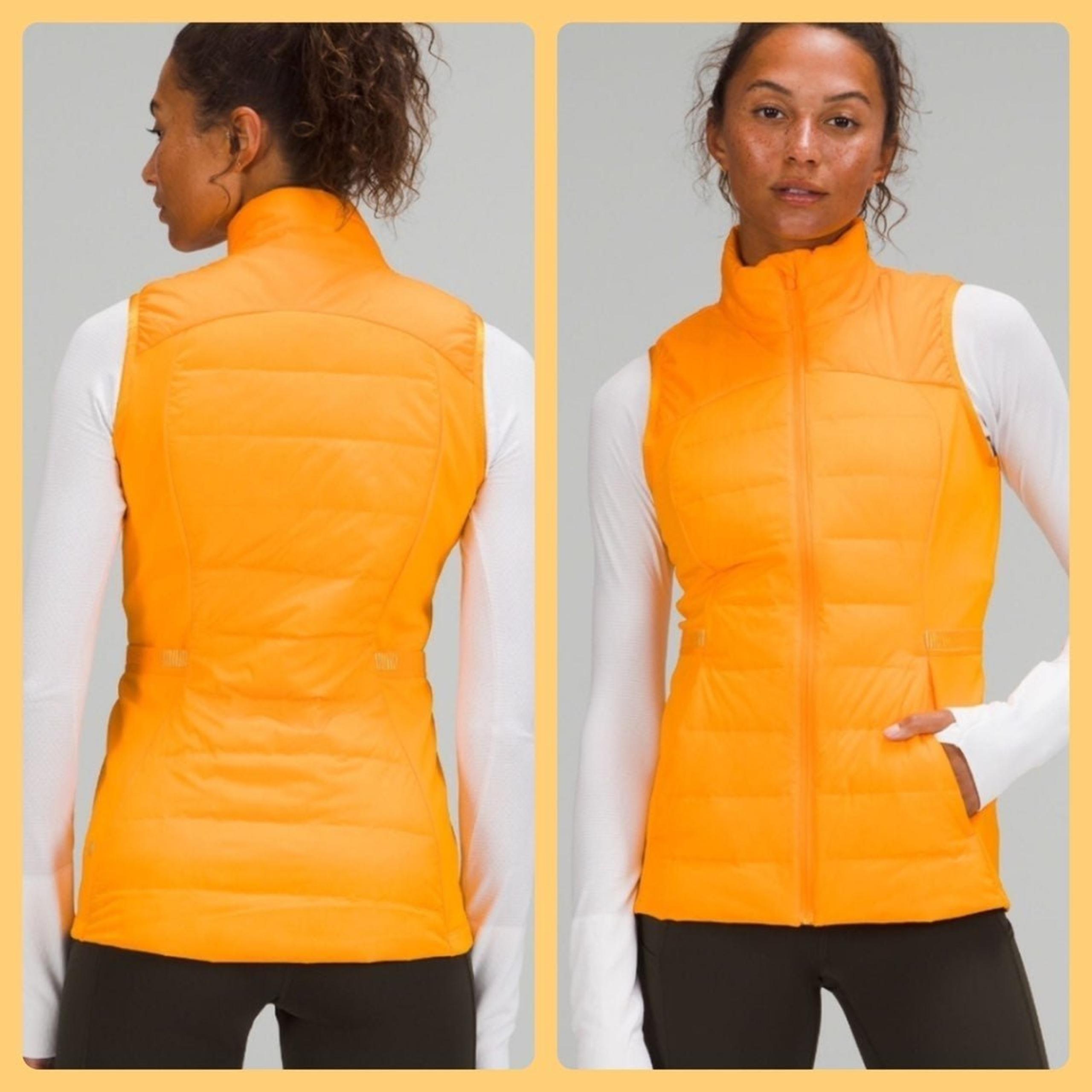 NEW LULULEMON Down For It All Goose Down Vest Clementine  sz.6