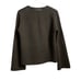 Helmut Lang Black Whimsey Goth Ribbon Lace Up Extra Long Bell Sleeve Sz Small