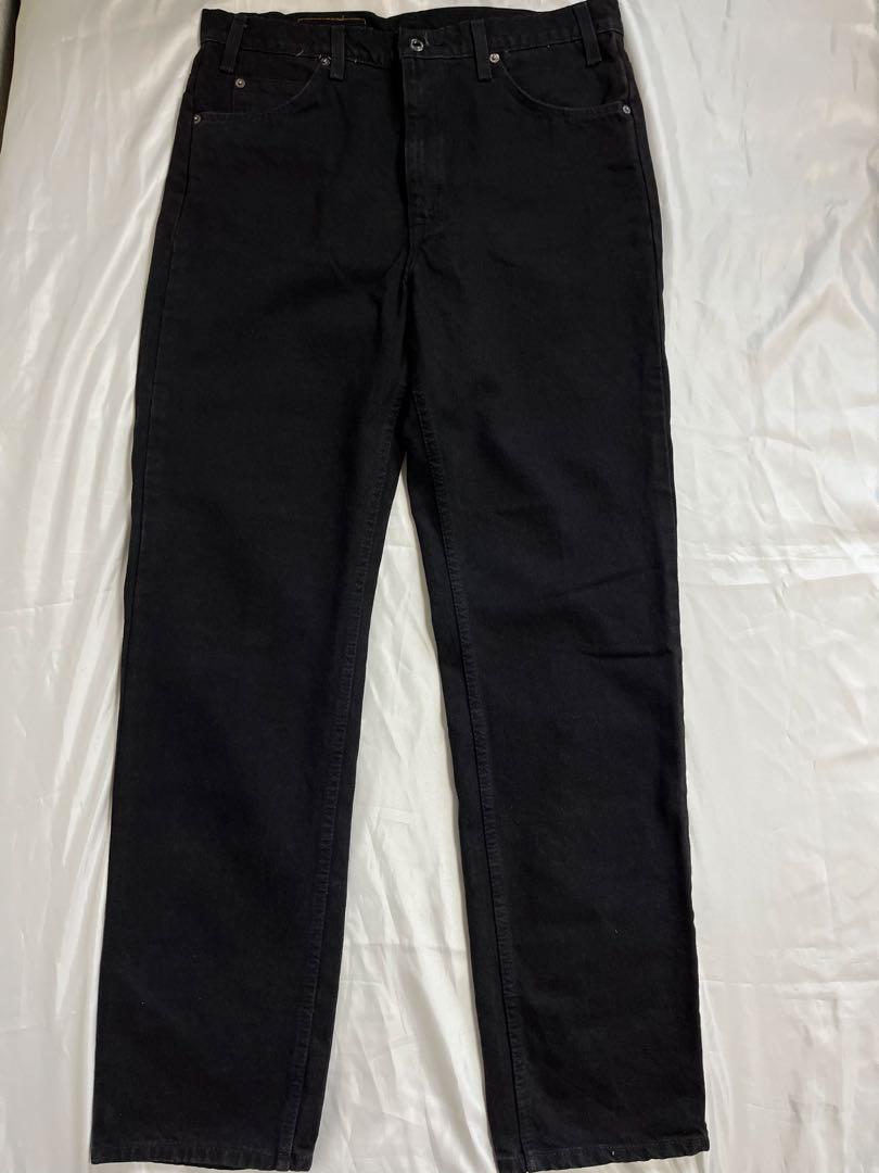 90s 505 Black Deadstock Levi's W36L32 USA Fabric