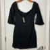 Free People Sophia Black Eyelet Off Shoulder Bell Sleeve Boho Mini Dress S Small