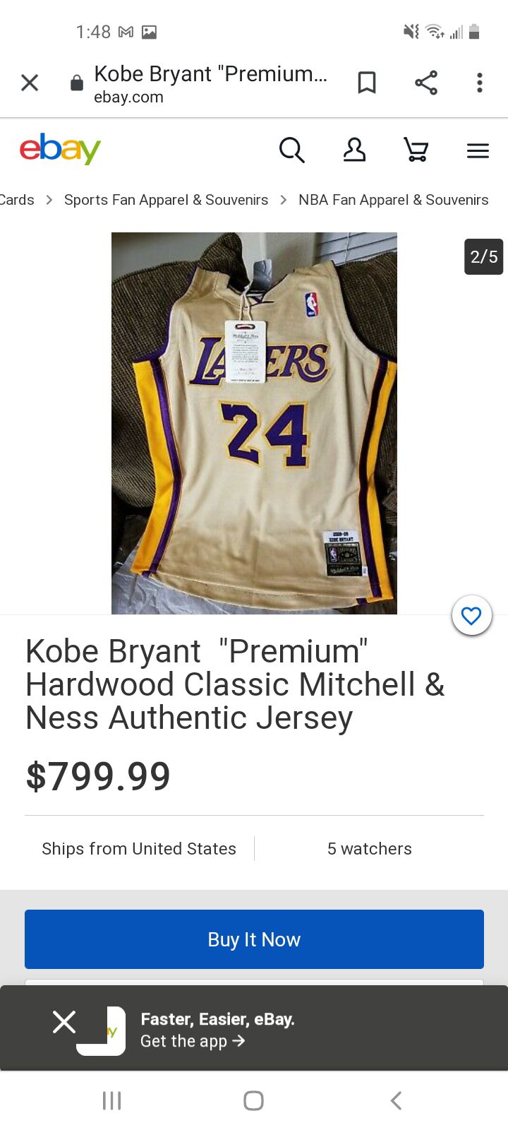 Mitchell and Ness premium jersey