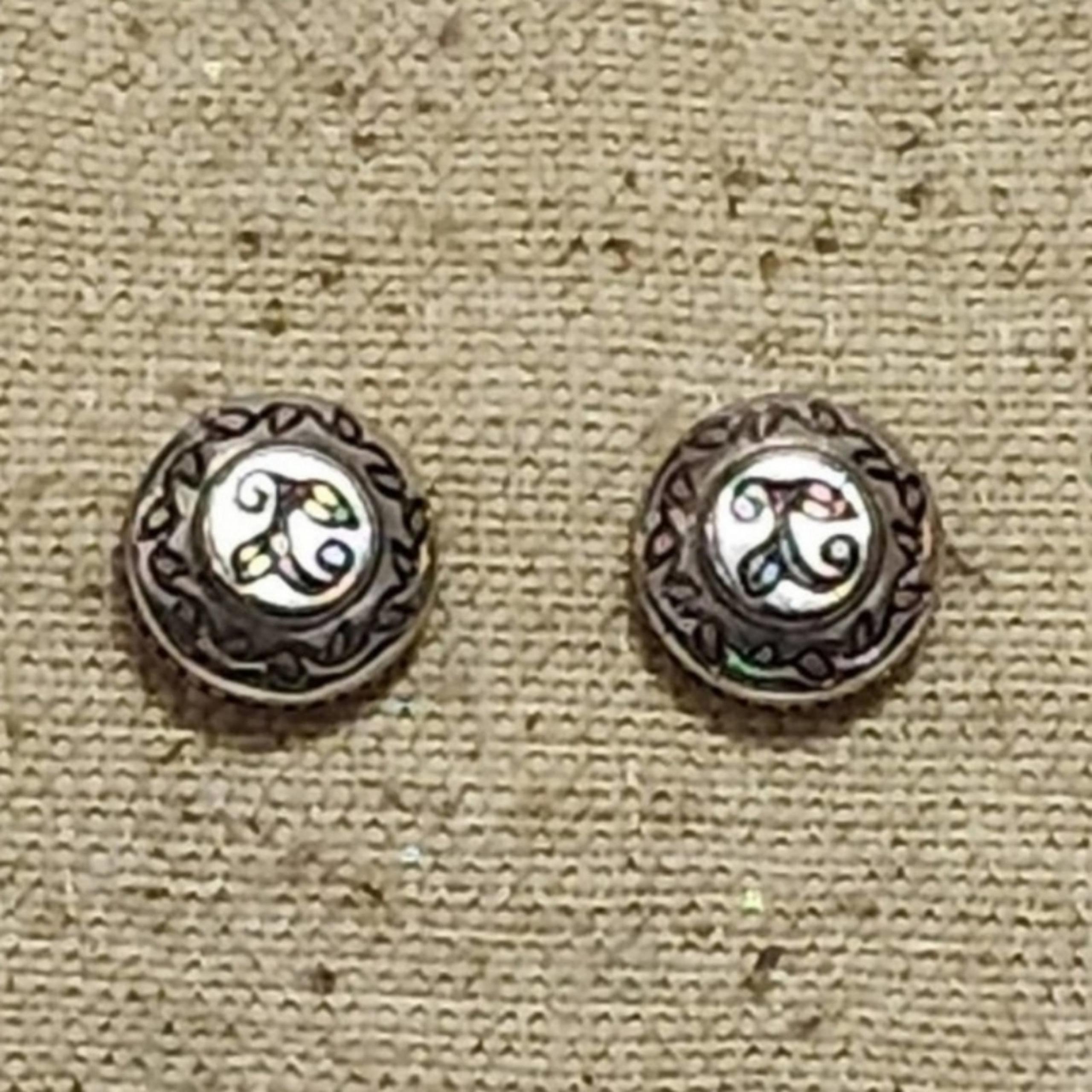 Brighton Floral Circle Post Stud Earrings