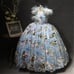 Light Blue Sequin Girls Party Princess Prom Dress Glitter Girls Princess Dress
