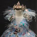 Light Blue Sequin Girls Party Princess Prom Dress Glitter Girls Princess Dress