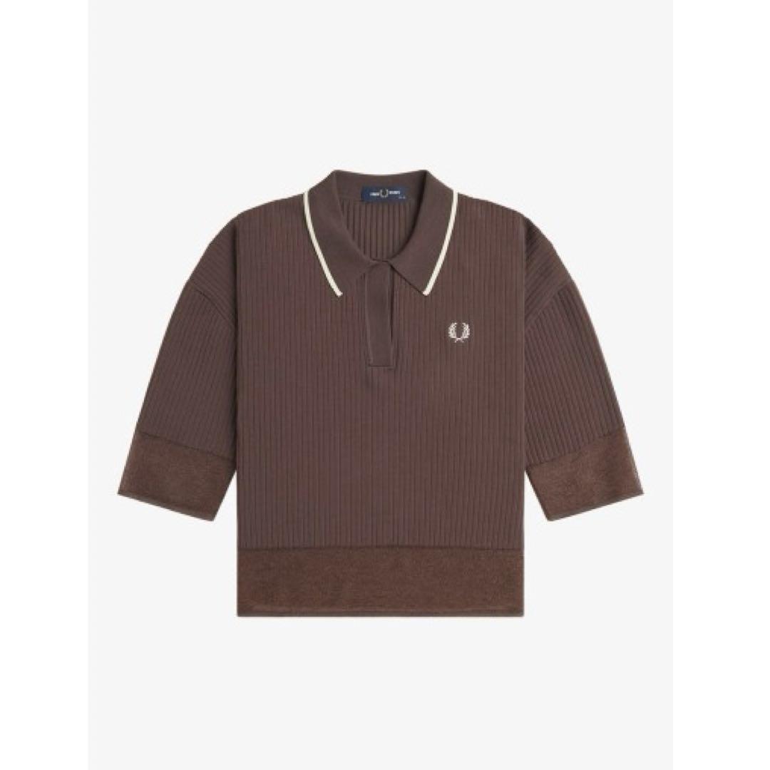FRED PERRY Sheer Trim Knitted Shirt