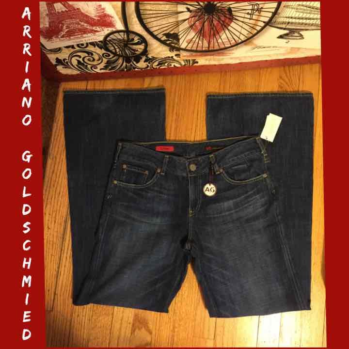 NWT-32-ADRIANO GOLDSCHMIED FLARE JEANS