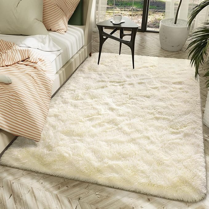NEW Ultra Soft Indoor Modern Area Rugs Fluffy Living Room Carpets 2x3 Feet