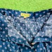 Vintage ESPRIT sz 5/6 Retro Navy Flower Print Button Down Maxi Long Skirt EUC
