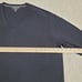 Banana Republic Italian Merino Yarn Baruffa V Neck Sweater Mens XL Black Wool
