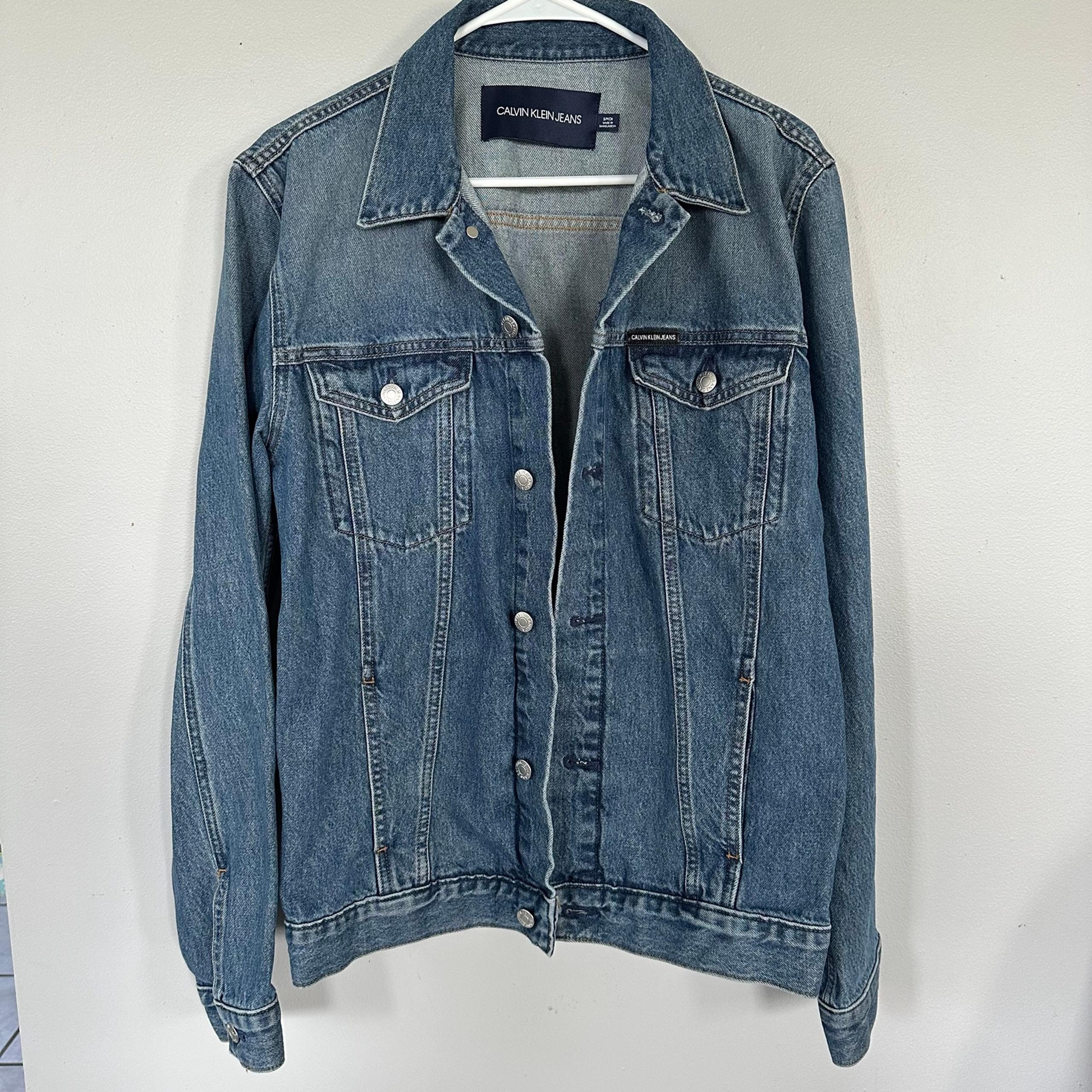Calvin Klein denim jean jacket men S